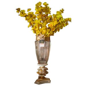 Glass Gold Vase